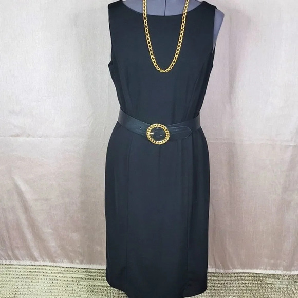 PRESTON & YORK‎ Black Aline Dress Size 8 - Picture 1 of 9